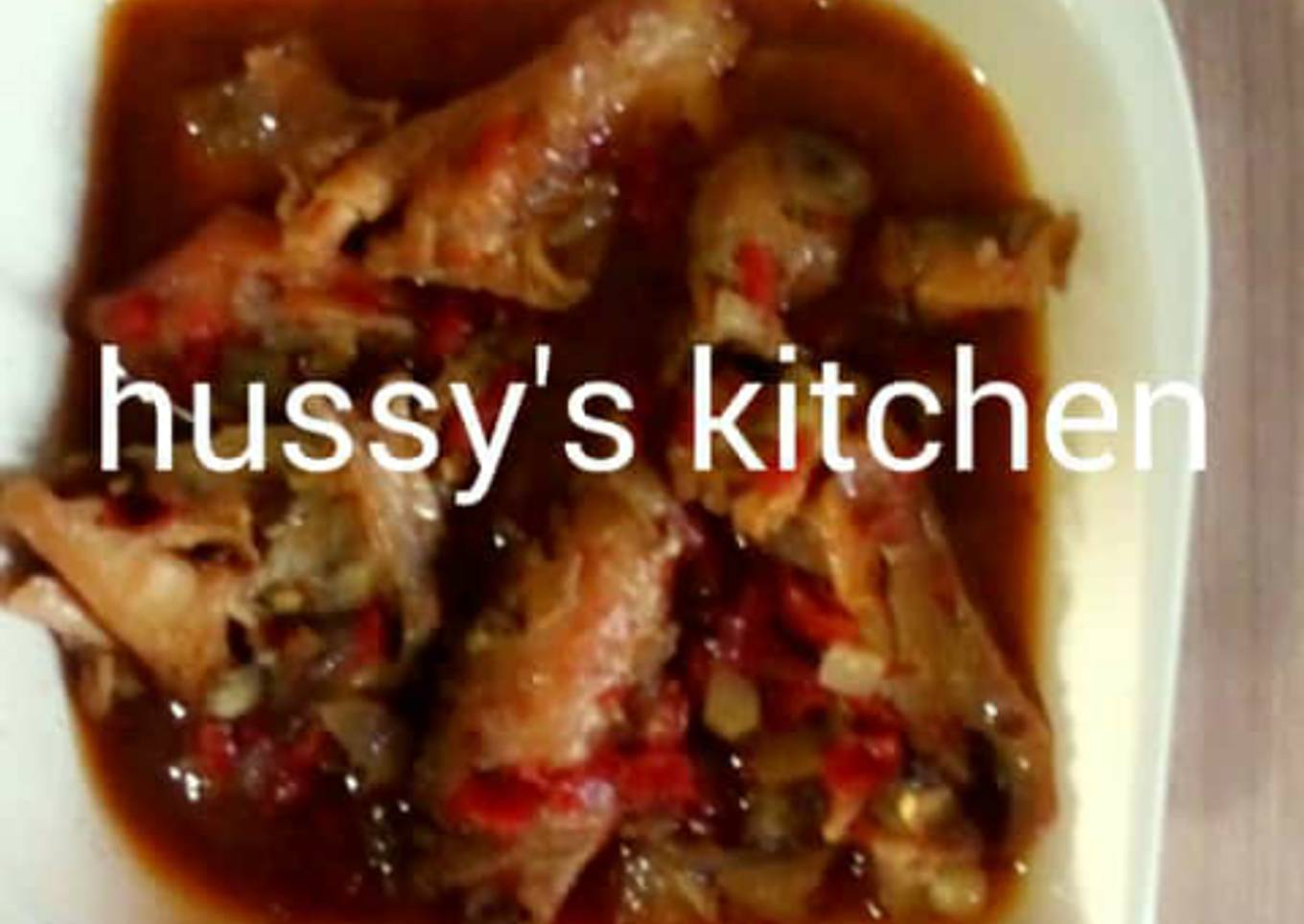 Chicken peppered soup