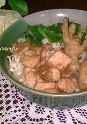 Foto resep Mie Ayam Ceker Simpel