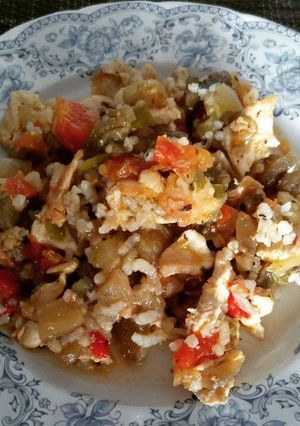 Foto principal de Cazuela de pollo con pisto