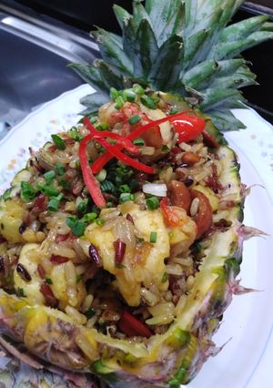 รูปของ ข้าวผัดสับปะรด​กุ้งสด