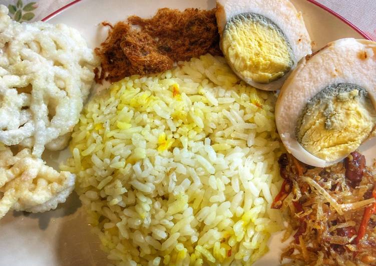 Nasi Kuning ala Tiger Kitchen, gurih, gampang buatnya