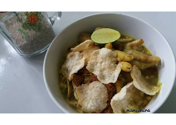 Cara Gampang Memasak Soto ranjau + ceker Yang Laziss