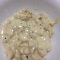 A picture of Creamy Blackpepper Pasta.
