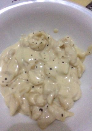 A picture of Creamy Blackpepper Pasta.