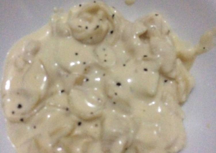 Recipe of Super Quick Homemade Creamy Blackpepper Pasta