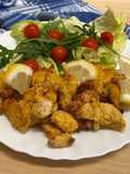 Pollo croccante al limone