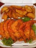 Camarones empanizados