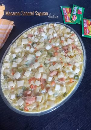 Foto resep Macaroni Schotel Sayuran Kukus