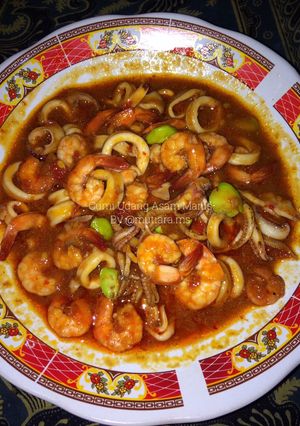 Foto resep Cumi Udang Asam Manis