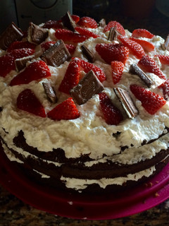 Una foto de Tarta de fresas
