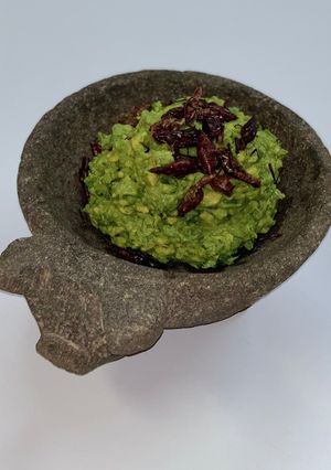 Una foto de Guacamole mixteco zapoteco