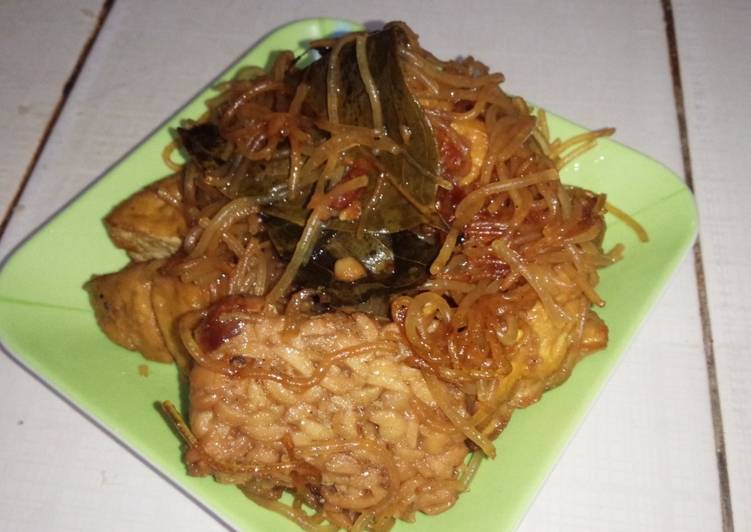 Resep Sohun kaca tahu tempe, Enak Banget