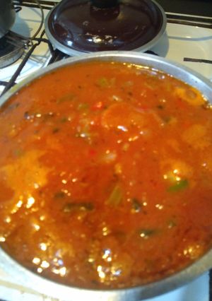 Una foto de Salsa con carne