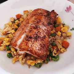 A picture of #622 salmon steak saya.