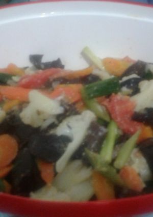 Foto resep Capcay jamur kuping