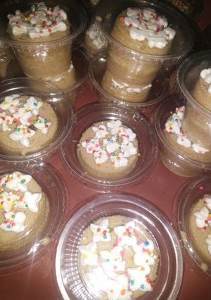 Foto resep Brownies kukus rainbow cup