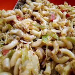 Chicken vegetable macaroni A picture of Chicken vegetable macaroni.