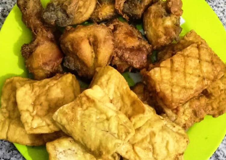 Langkah Mudah untuk Menyiapkan Ayam Tempe Tahu goreng sederhana ala mama #selasabisa yang Lezat Sekali