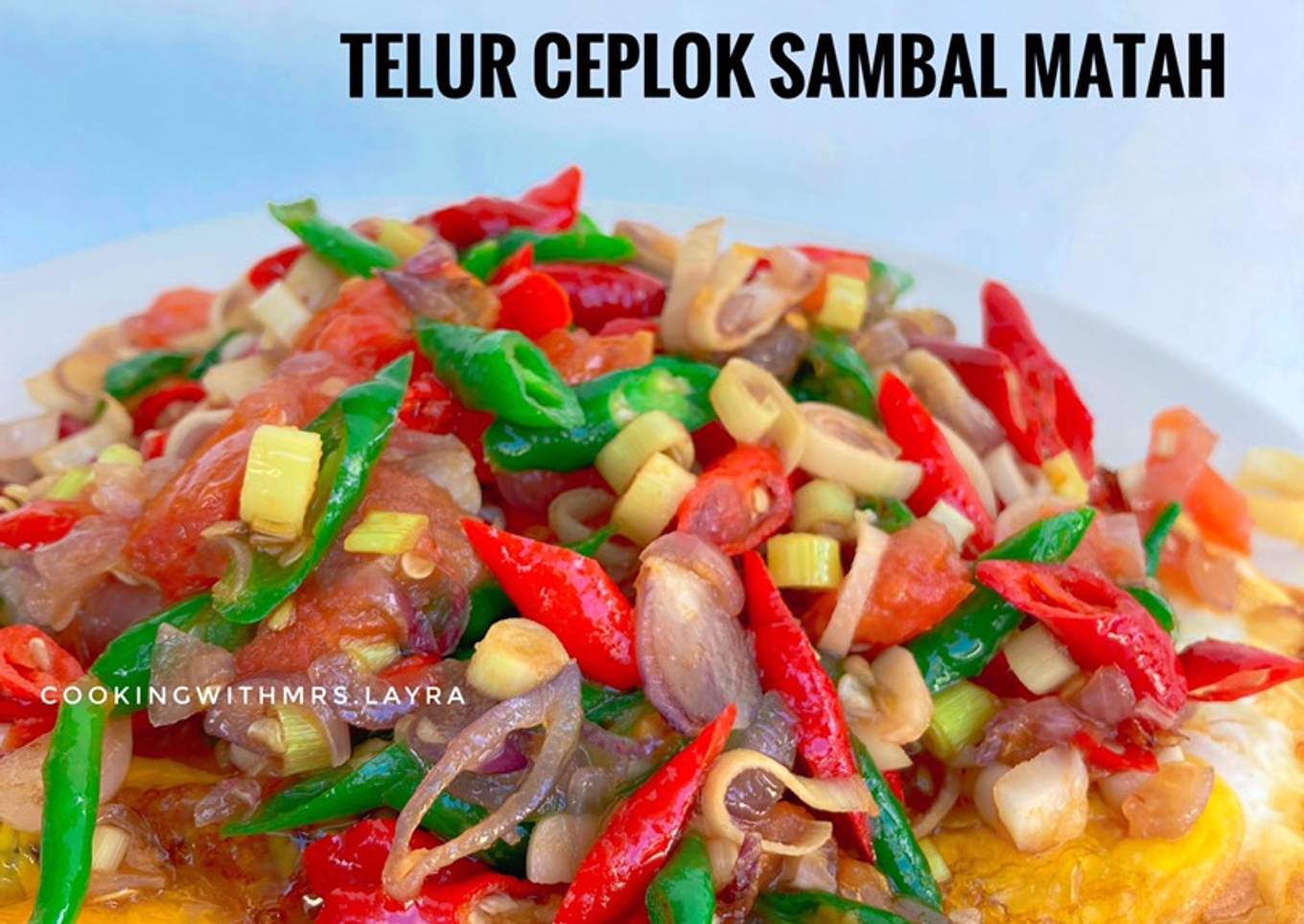 Telur Chaplok Sambal Matah