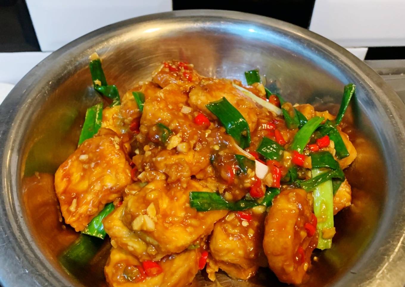 Tahu Goreng Saus Oriental