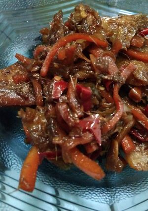 Foto resep Ikan Asin Wortel kecap Magicom