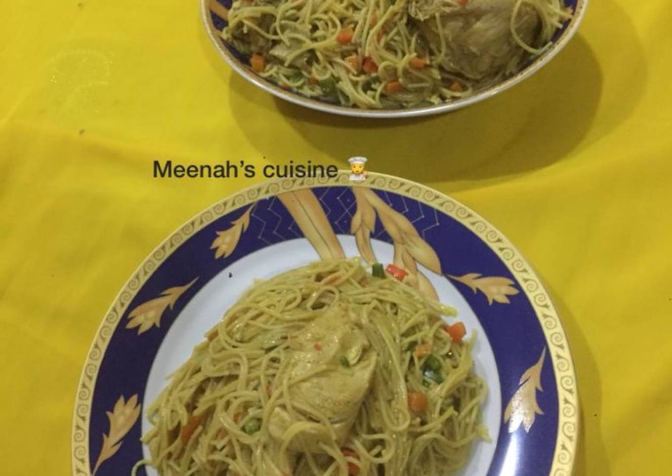Vegetables spaghetti