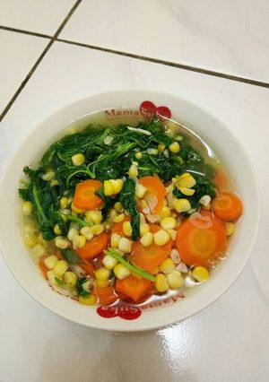 Foto resep Sayur Bayam jagung