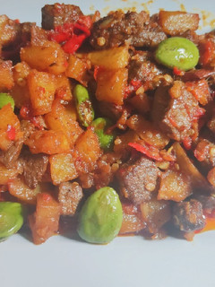 Foto resep Sambel goreng kentang hati sapi dan petai