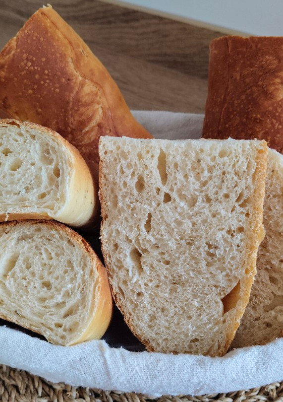Una foto de Pan cubano