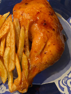 Una foto de Contramuslos de pollo con salsa de miel y mostaza