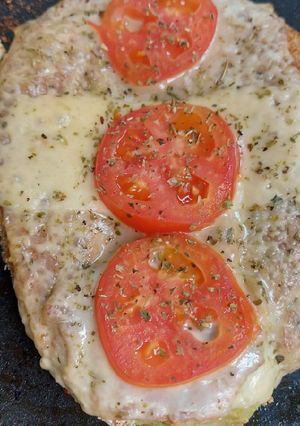 Una foto de Milanesa de berenjena