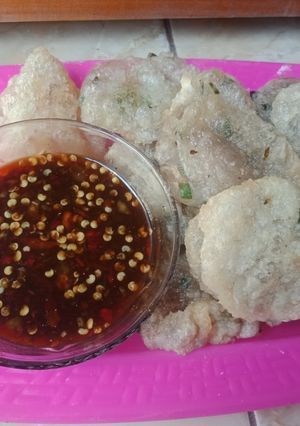 Foto resep Cireng Salju bumbu rujak