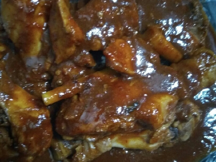 Cara Gampang Membuat Ayam pedas bumbu rempah Simpel