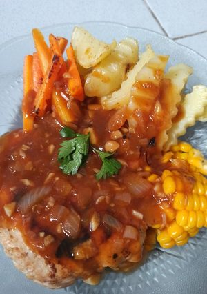 Foto resep Steak ayam saus homemade
