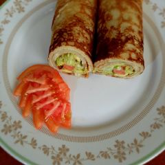 A picture of Quick pancake wraps.