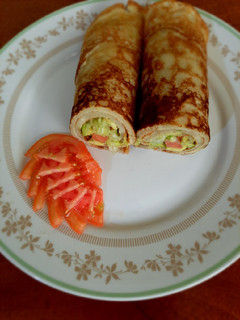 A picture of Quick pancake wraps.
