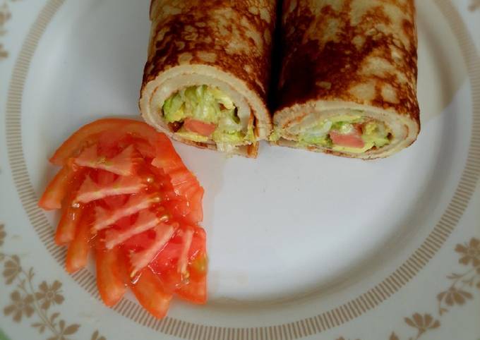 Quick pancake wraps Recipe