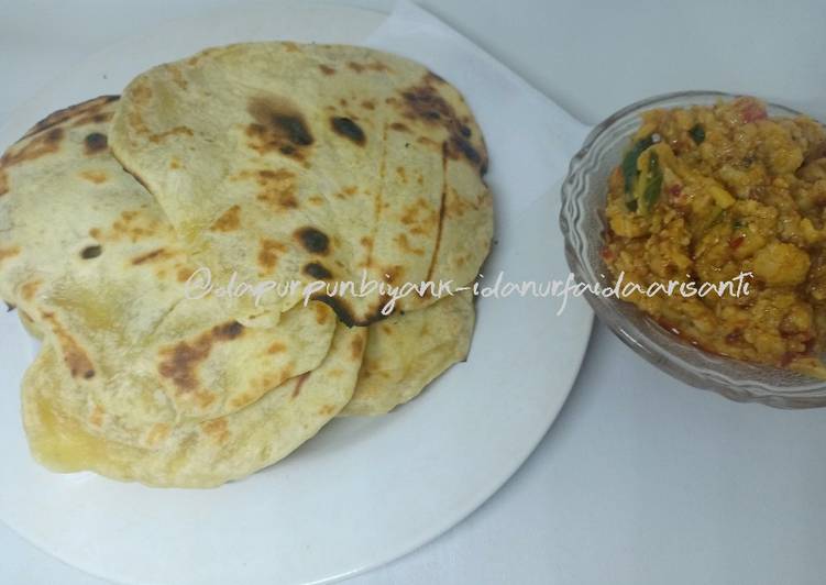 Resep Prata/tamees +coel orek telur tempe pedas yang Bikin Ngiler
