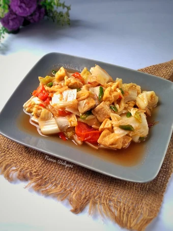 Langkah Gampang Membuat Resep Tumis Sawi Putih dan Tahu yang Bikin Ngiler Anti Ribet, Uenak Banget