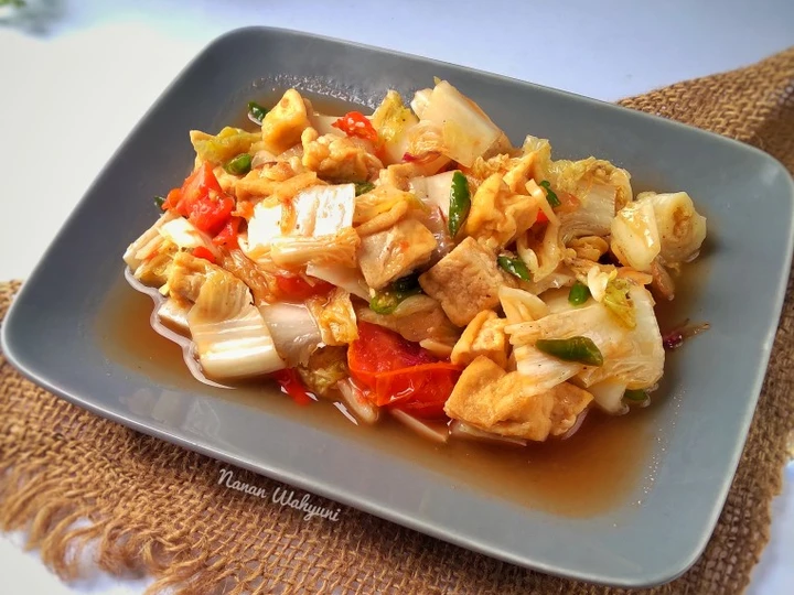 Langkah Gampang Membuat Resep Tumis Sawi Putih dan Tahu yang Bikin Ngiler Anti Ribet, Uenak Banget