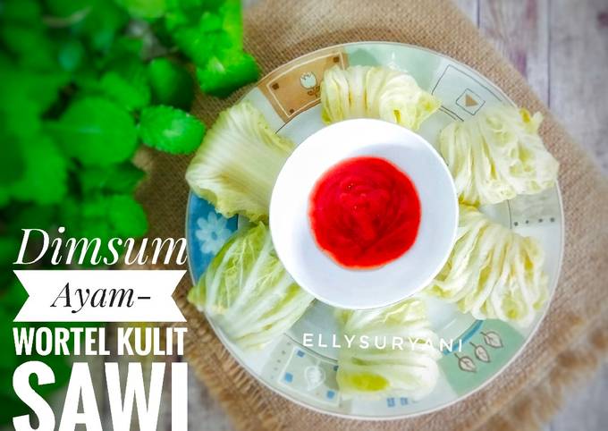 Resep Dimsum Ayam Wortel Kulit Sawi Putih Oleh Elly Suryani Cookpad