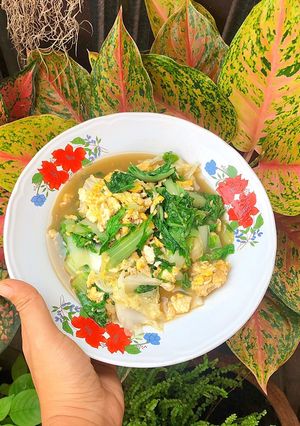 รูปของ ผักกาดผัดไข่