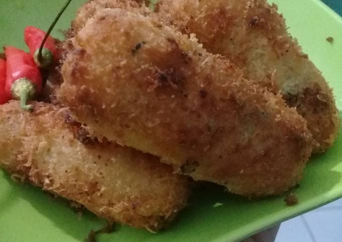 Bread fruit croquette alias Kroket Sukun Kelapa