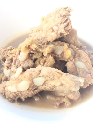A picture of Pork Soft Bone And Ginger In Brandy Sauce.