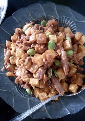 Foto resep Sambal kentang petai cumi asin