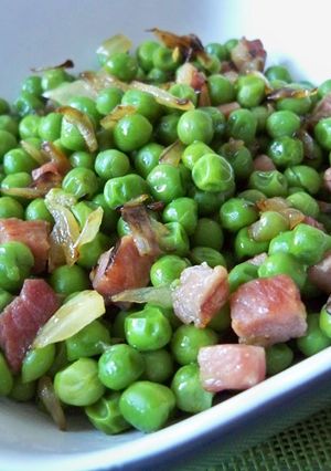 Una foto de Guisantes con Jamón