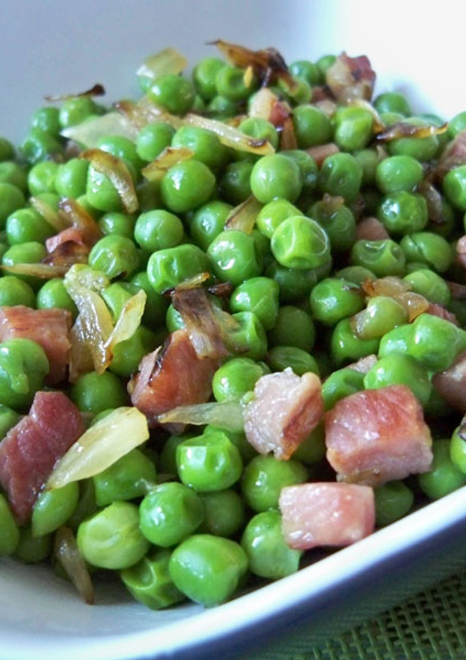 Una foto de Guisantes con Jamón