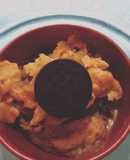 Helado Pasas con Ron y Oreo