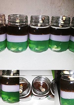 Foto resep Rainbow dark jelly