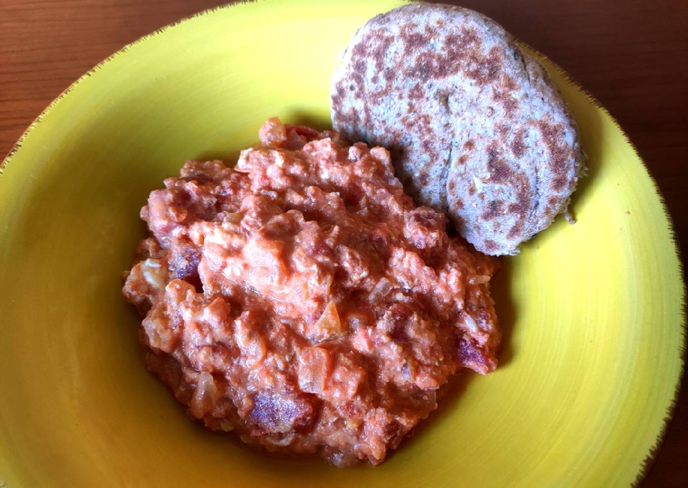 Menemen turco (comida vegetariana)